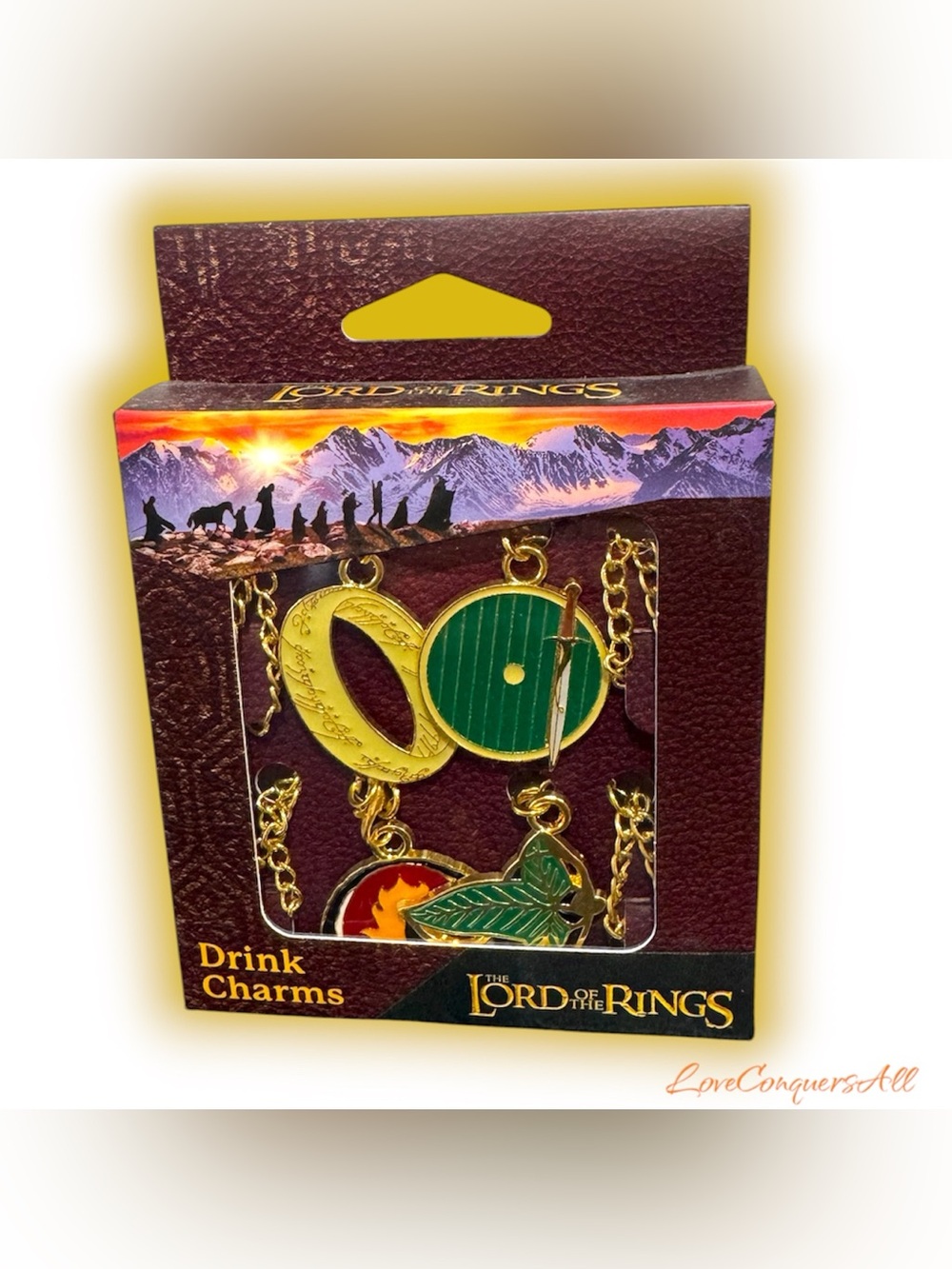 The Lord of The Rings Icons Drink Charms Set